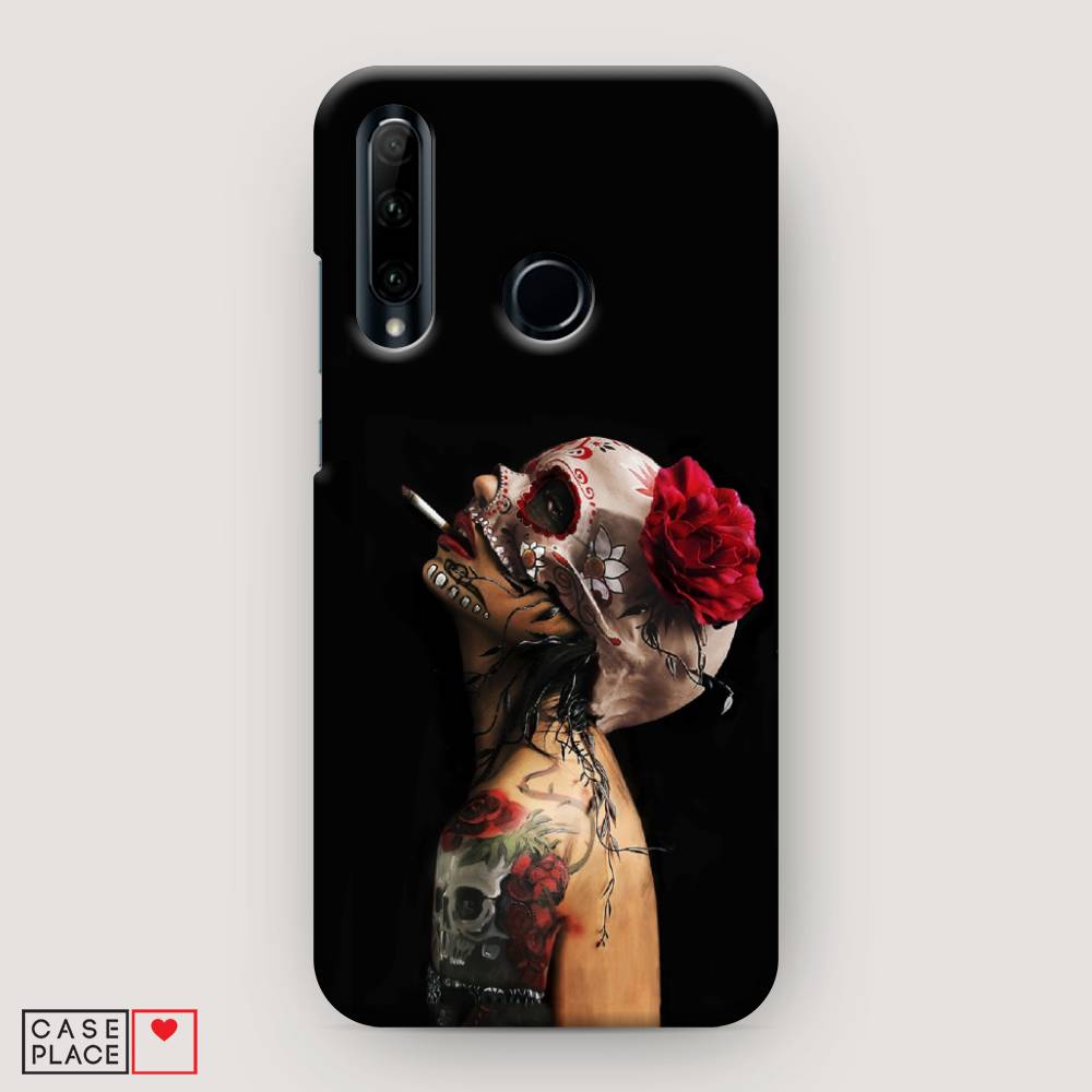 

Чехол Awog "Девушка с черепом" для Honor 20e, 6104120-7