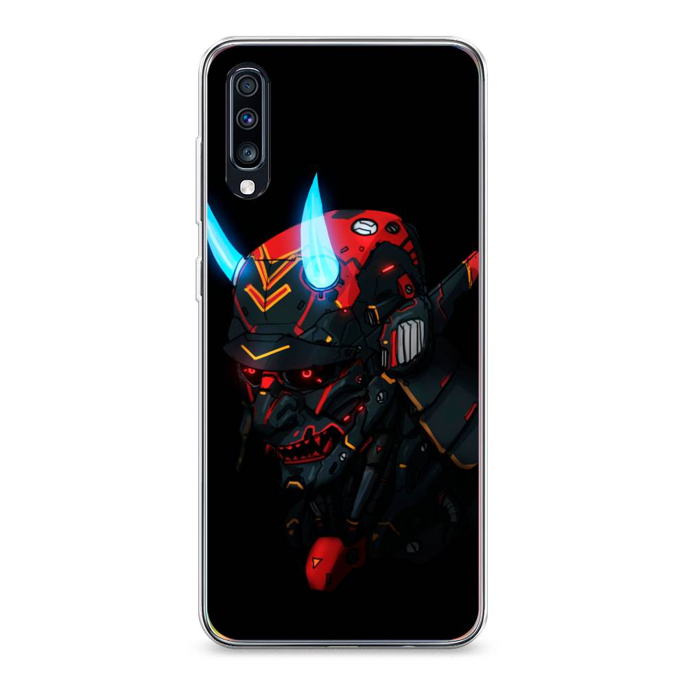 

Чехол Awog на Samsung Galaxy A70 "Неоновый самурай", Разноцветный, 28150-6