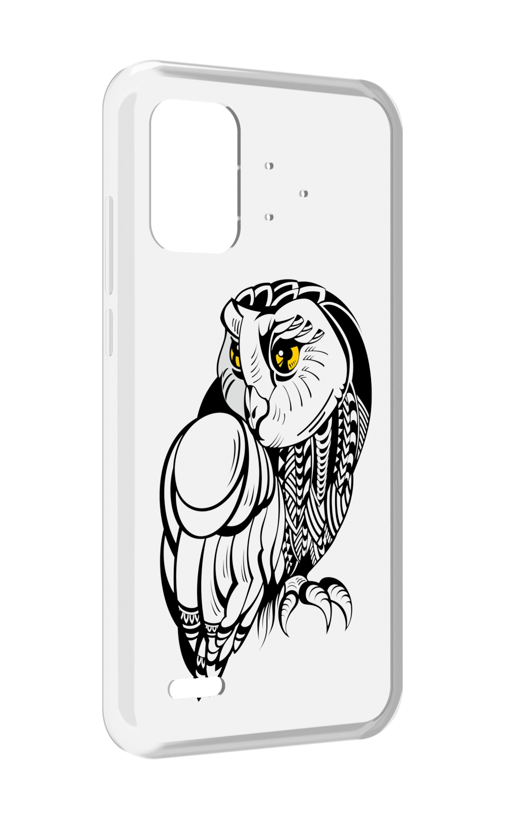 

Чехол MyPads сова-красотка для UMIDIGI Bison Pro, Прозрачный, Tocco
