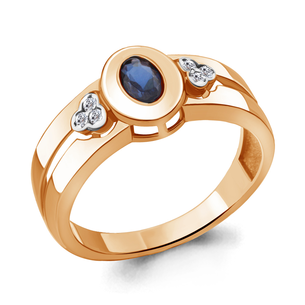 

Кольцо из серебра с сапфиром р. , Aquamarine 69157АБ_925_з, 69157АБ_925_з