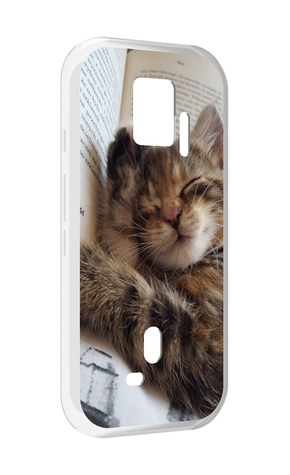

Чехол MyPads Спящий-котенок для ZTE Nubia Red Magic 7S Pro, Прозрачный, Tocco