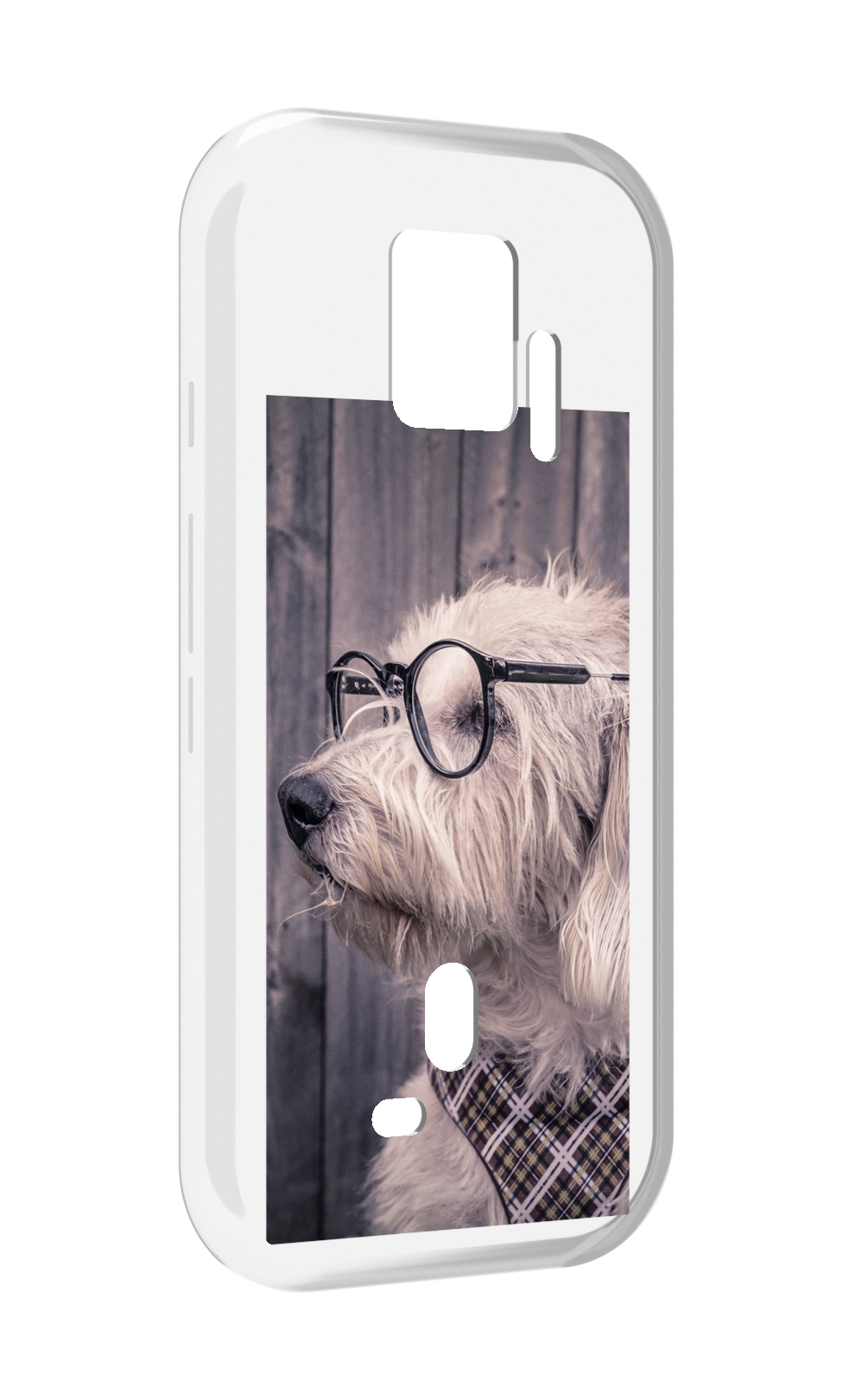 Чехол MyPads Собака-в-очках для ZTE Nubia Red Magic 7S Pro