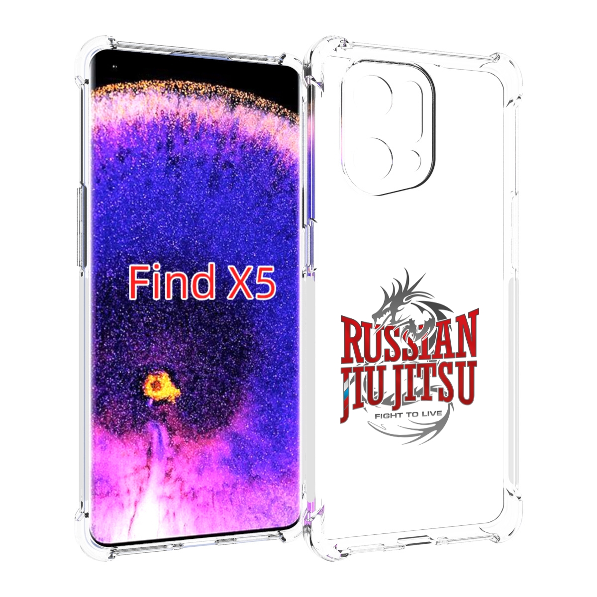

Чехол MyPads джиу джитсу для Oppo Find X5, Прозрачный, Tocco