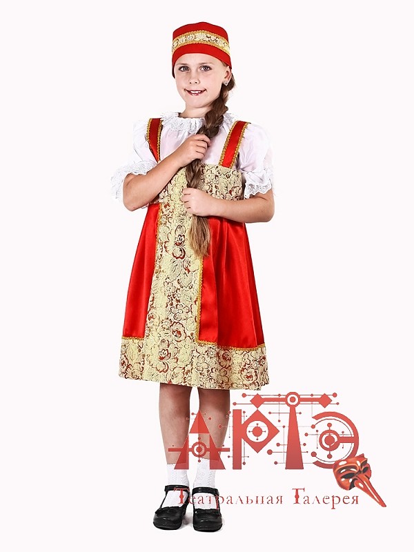 

Костюм "Аленушка" (Цв: Красный-Белый Размер: 38), 220CH