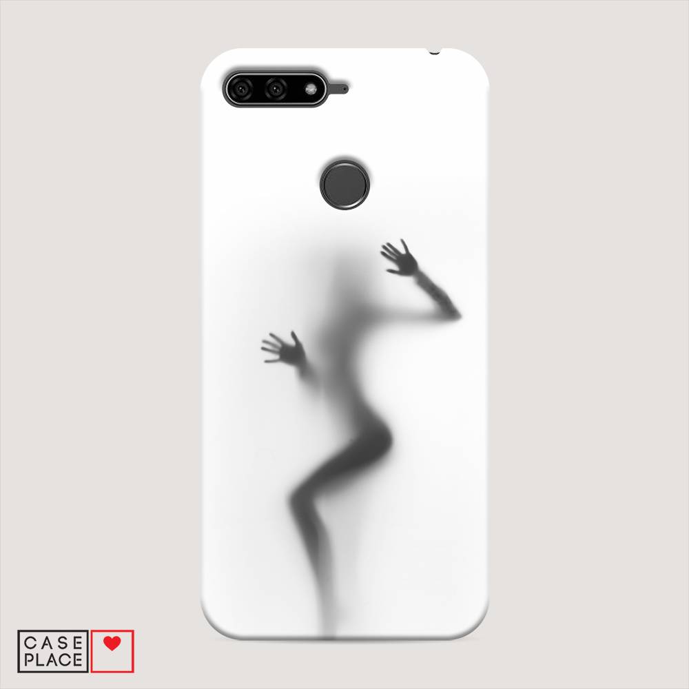 фото Чехол awog "девушка в душе" для huawei y6 prime 2018