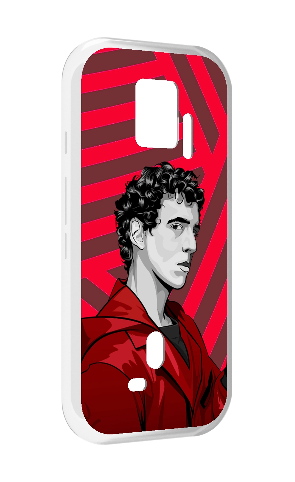 

Чехол MyPads Рио-бумажный-дом для ZTE Nubia Red Magic 7S Pro, Прозрачный, Tocco