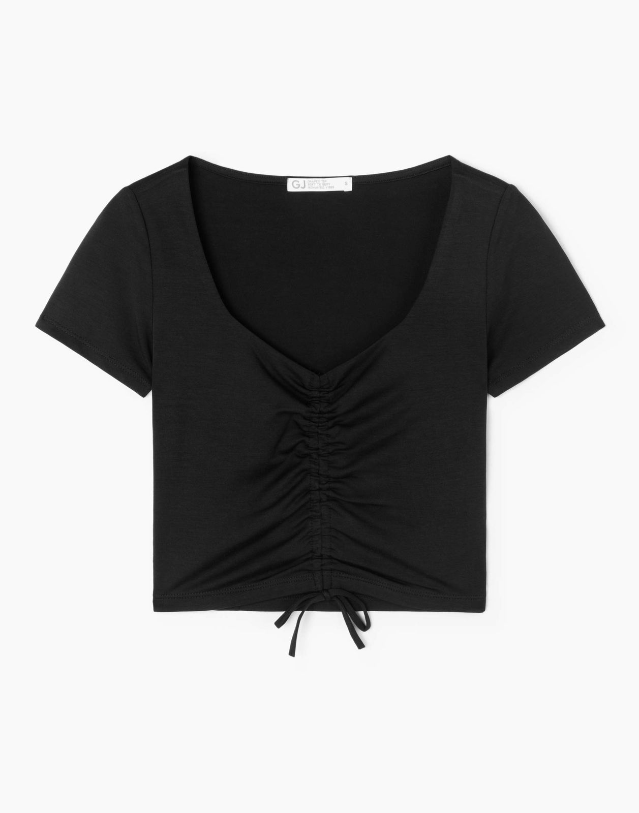 

Кроп-топ женский Gloria Jeans GKT022859 черный XXS/158, GKT022859