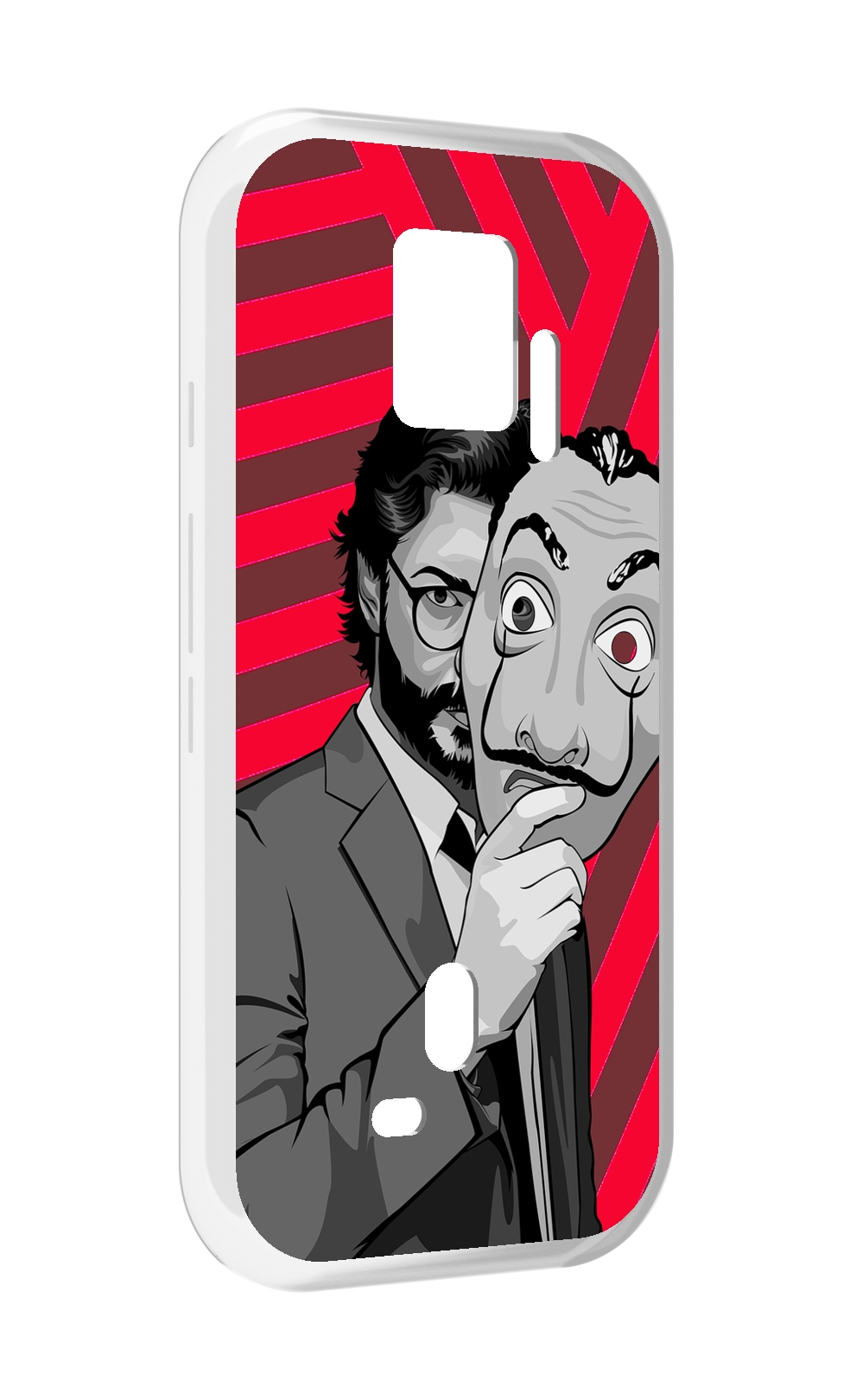 

Чехол MyPads Профессор-бумажый-дом для ZTE Nubia Red Magic 7S Pro, Прозрачный, Tocco
