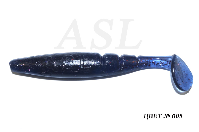 

Силиконовая приманка ASL Самурай цв. 005 L-10см 5шт/уп, Самурай
