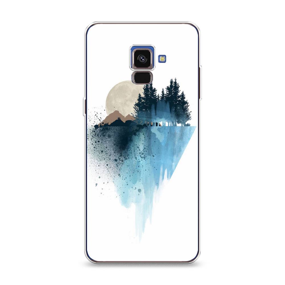 

Чехол Awog на Samsung Galaxy A8 2018 "Горы 5", Разноцветный, 25450-4