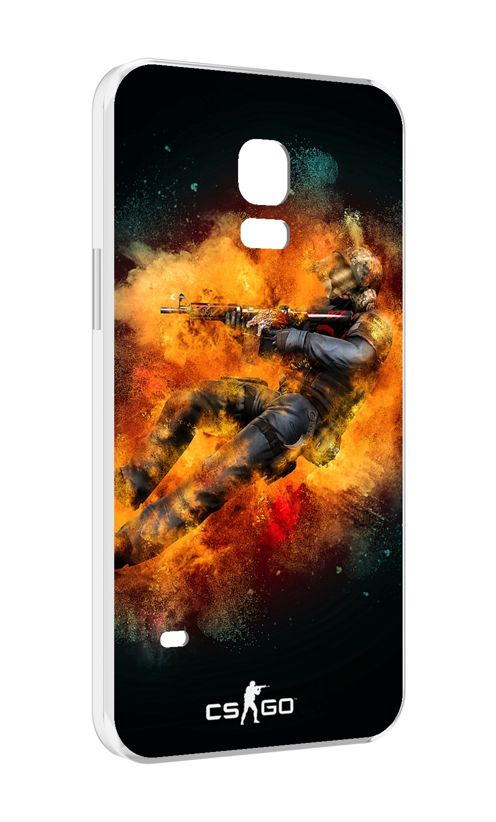

Чехол MyPads CS-go Контр-террорист для Samsung Galaxy S5 mini, Прозрачный, Tocco