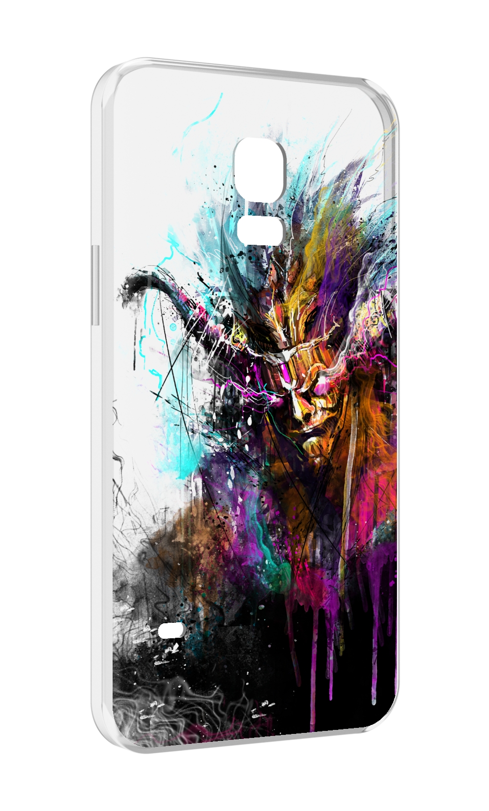 

Чехол MyPads яркий дьявол для Samsung Galaxy S5 mini, Прозрачный, Tocco