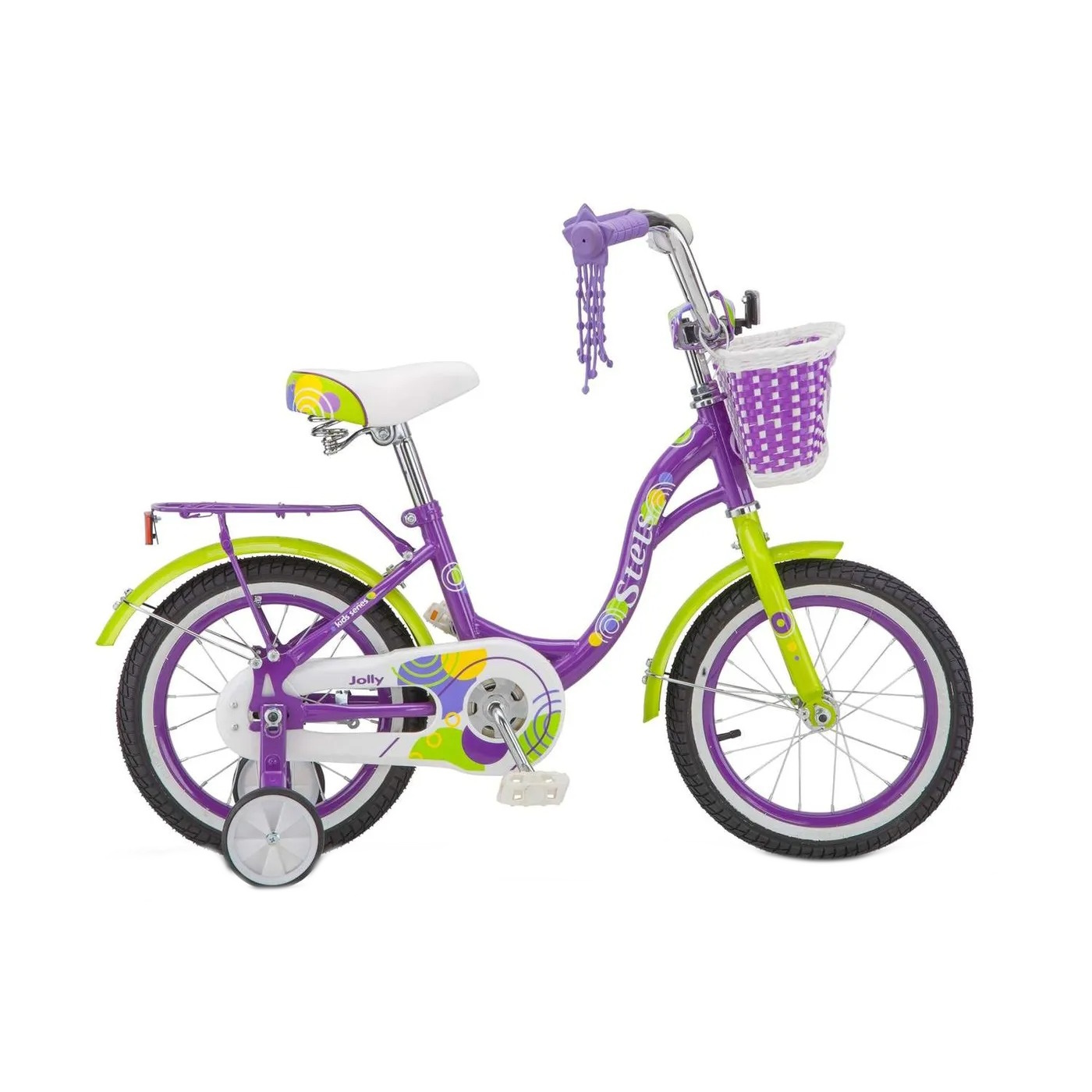 Детский велосипед STELS Jolly 14 V010 (2019) фиолетовый 9.5