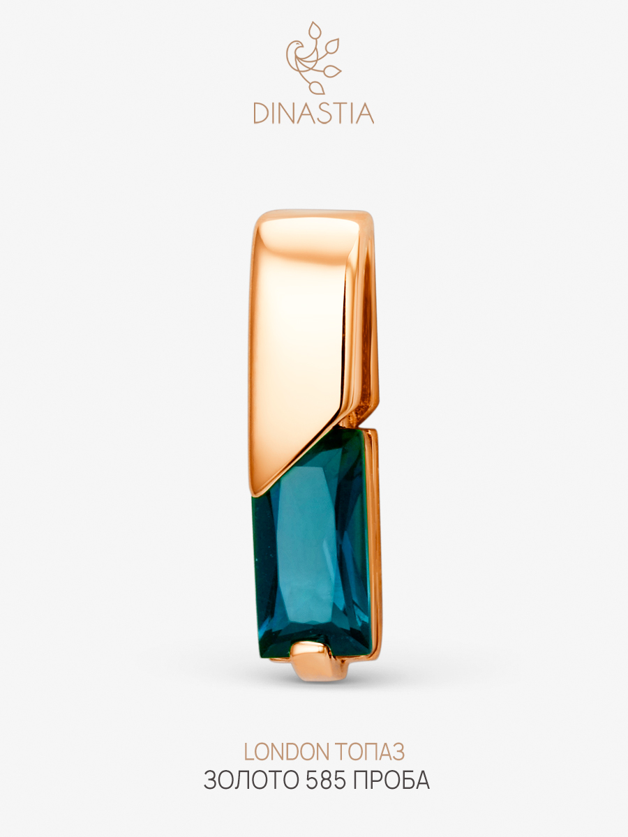 

Подвеска из золота DINASTIA.GOLD 009643, топаз искусственный, 009643