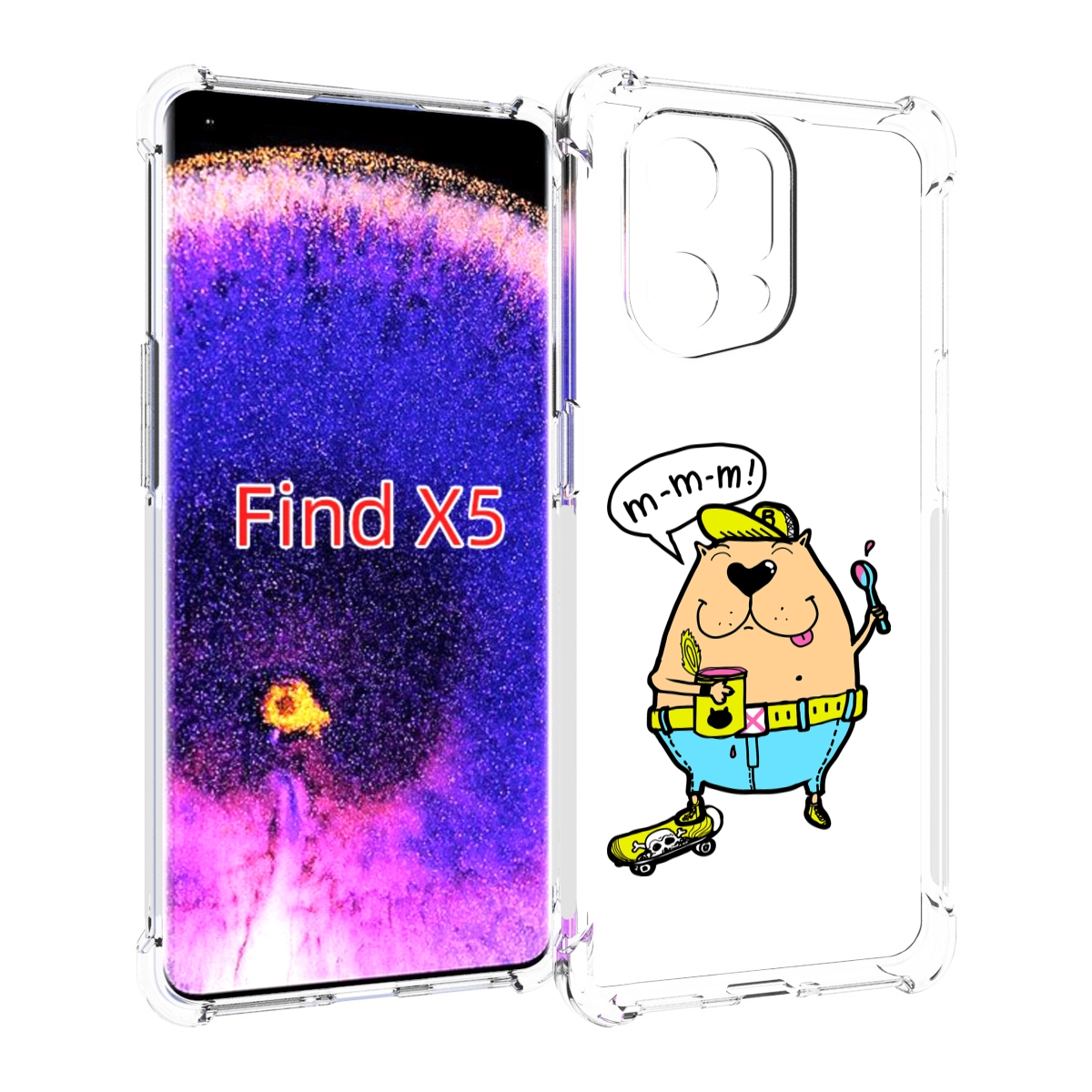 

Чехол MyPads Бобр для Oppo Find X5, Прозрачный, Tocco