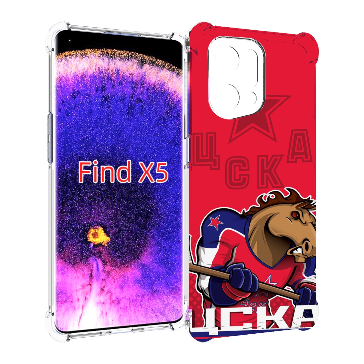 

Чехол MyPads хк цска мужской для Oppo Find X5, Прозрачный, Tocco