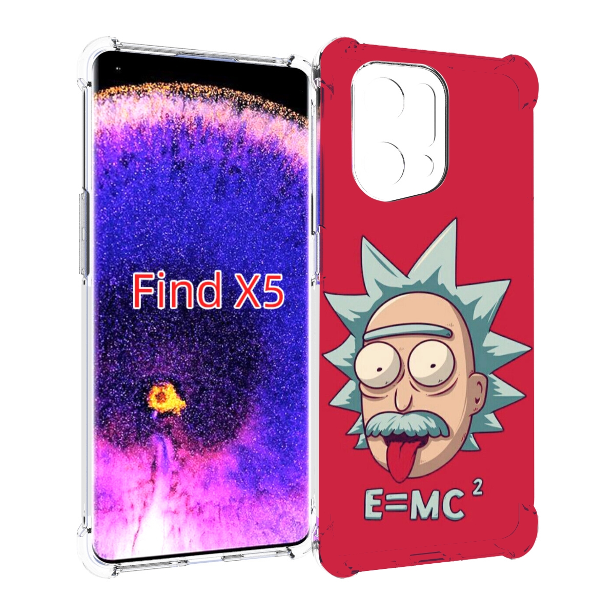 

Чехол MyPads формула энергии для Oppo Find X5, Прозрачный, Tocco