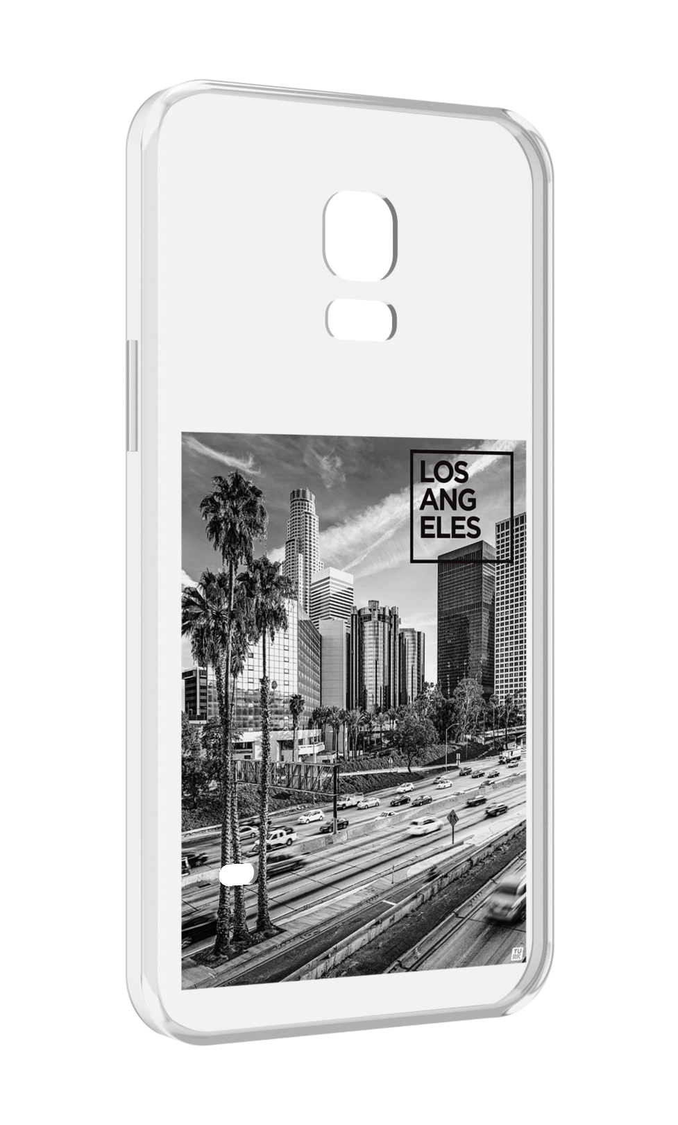 

Чехол MyPads черно белый лос анджелес для Samsung Galaxy S5 mini, Прозрачный, Tocco