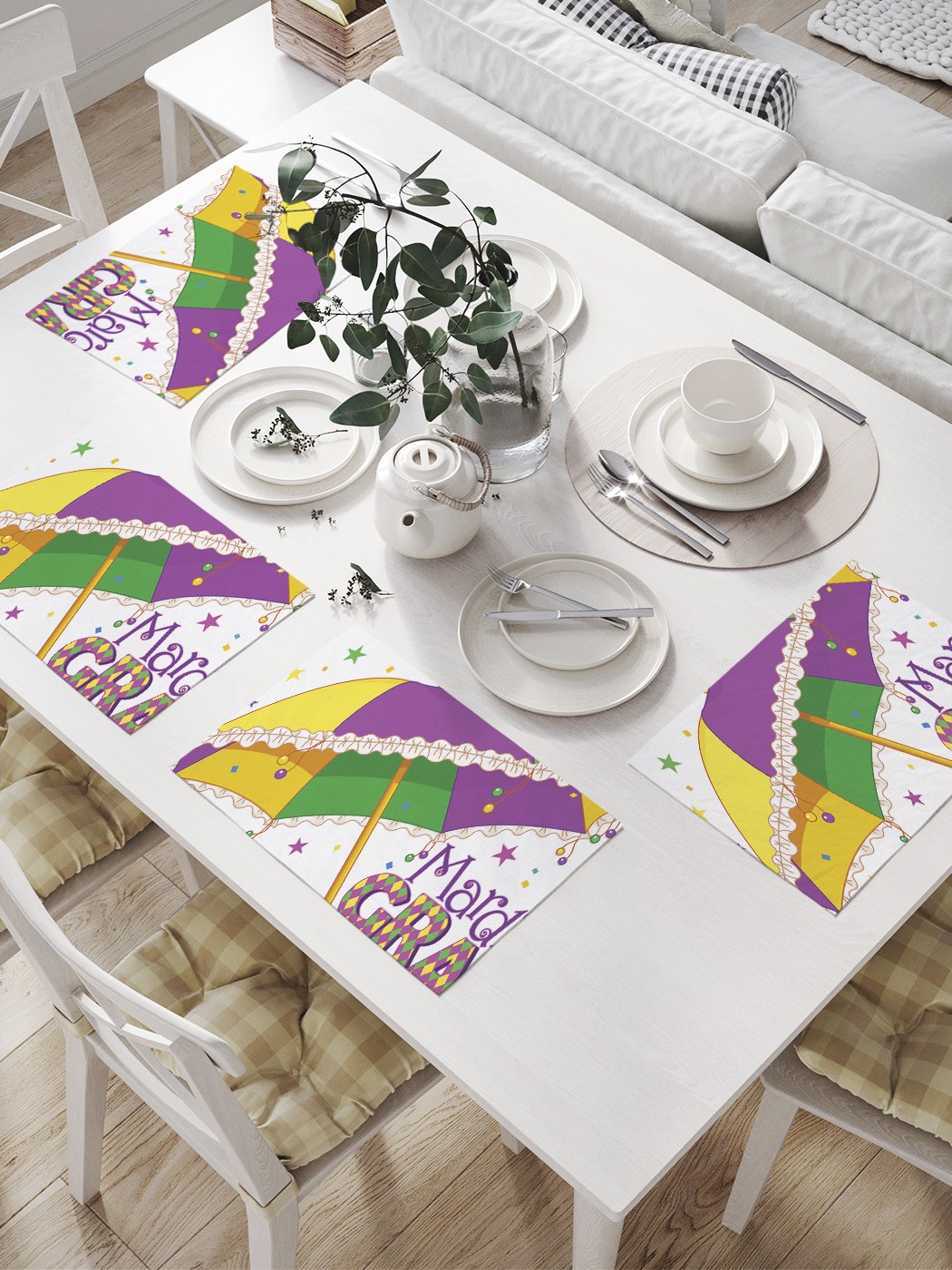 

np_40221 МУЛЬТИ Комплект салфеток с фотопринтом 46x32 см 4 шт.