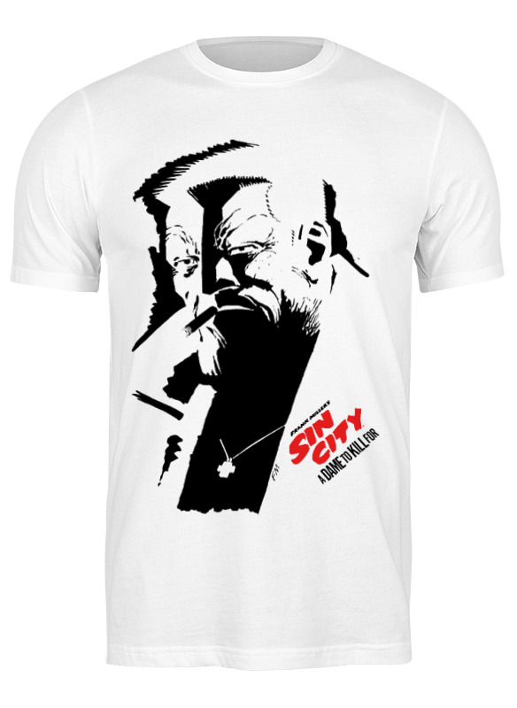 

Футболка мужская Printio Sin city / город грехов белая 3XL, Белый, Sin city / город грехов