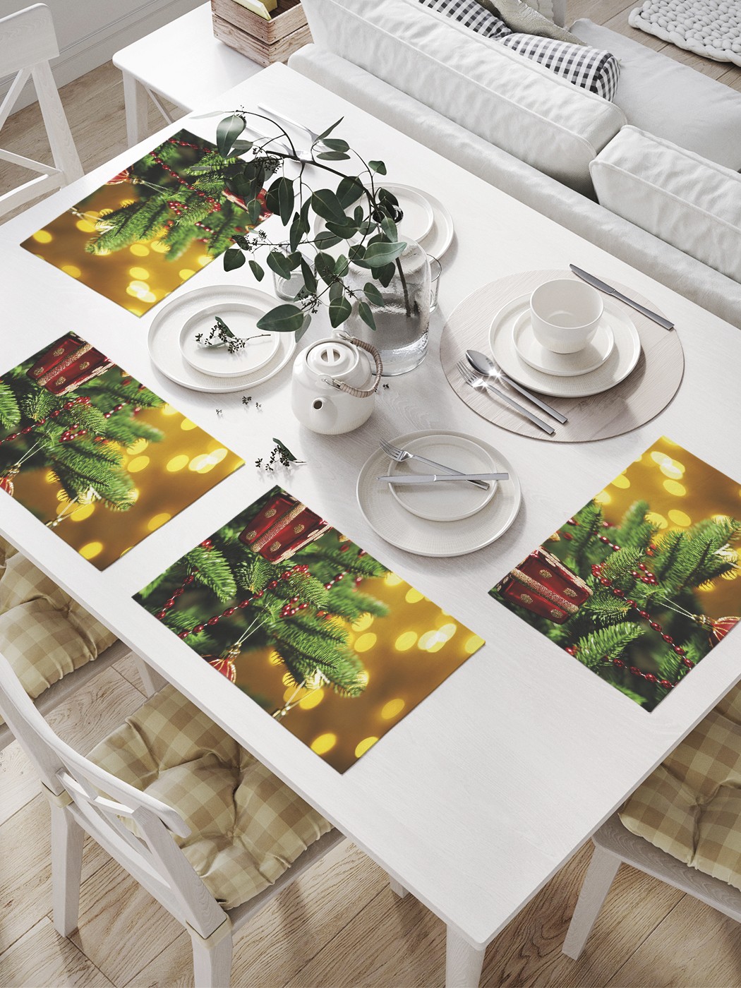 

np_39807 МУЛЬТИ Комплект салфеток с фотопринтом 46x32 см 4 шт.