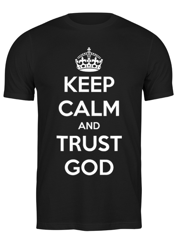 

Футболка мужская Printio Keep calm черная 3XL, Черный, Keep calm