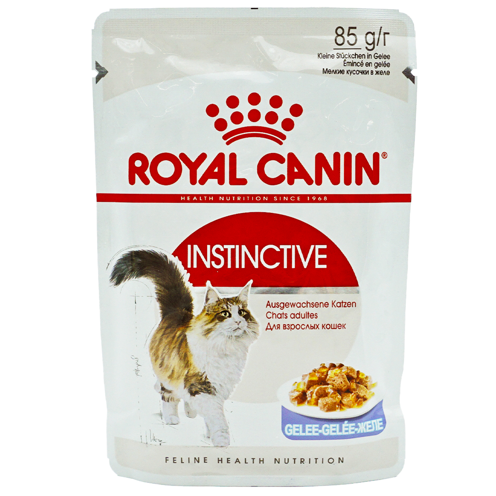 Влажный корм для кошек Royal Canin Feline Breed Nutrition Instinctive, мясо, 85г