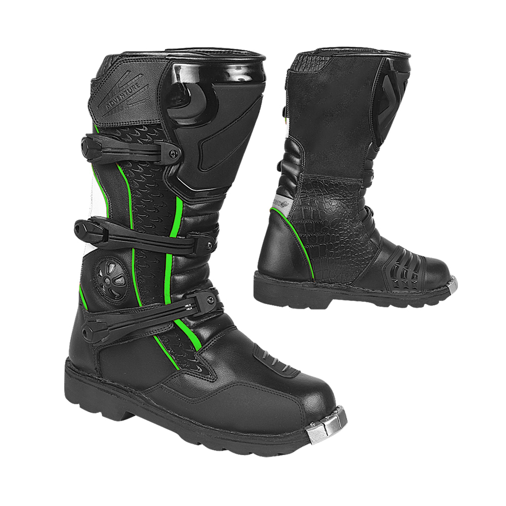 

Мотоботы HIZER AT-6090 black / neon green (р. 46)