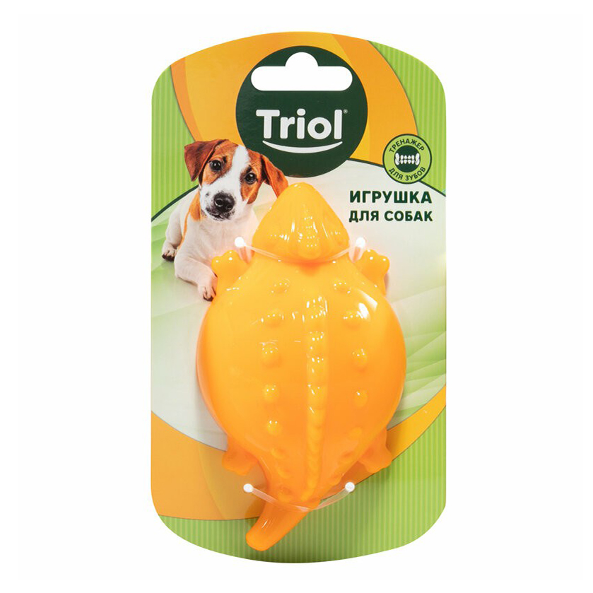 

Дразнилка для собак Triol № 7 оранжевая