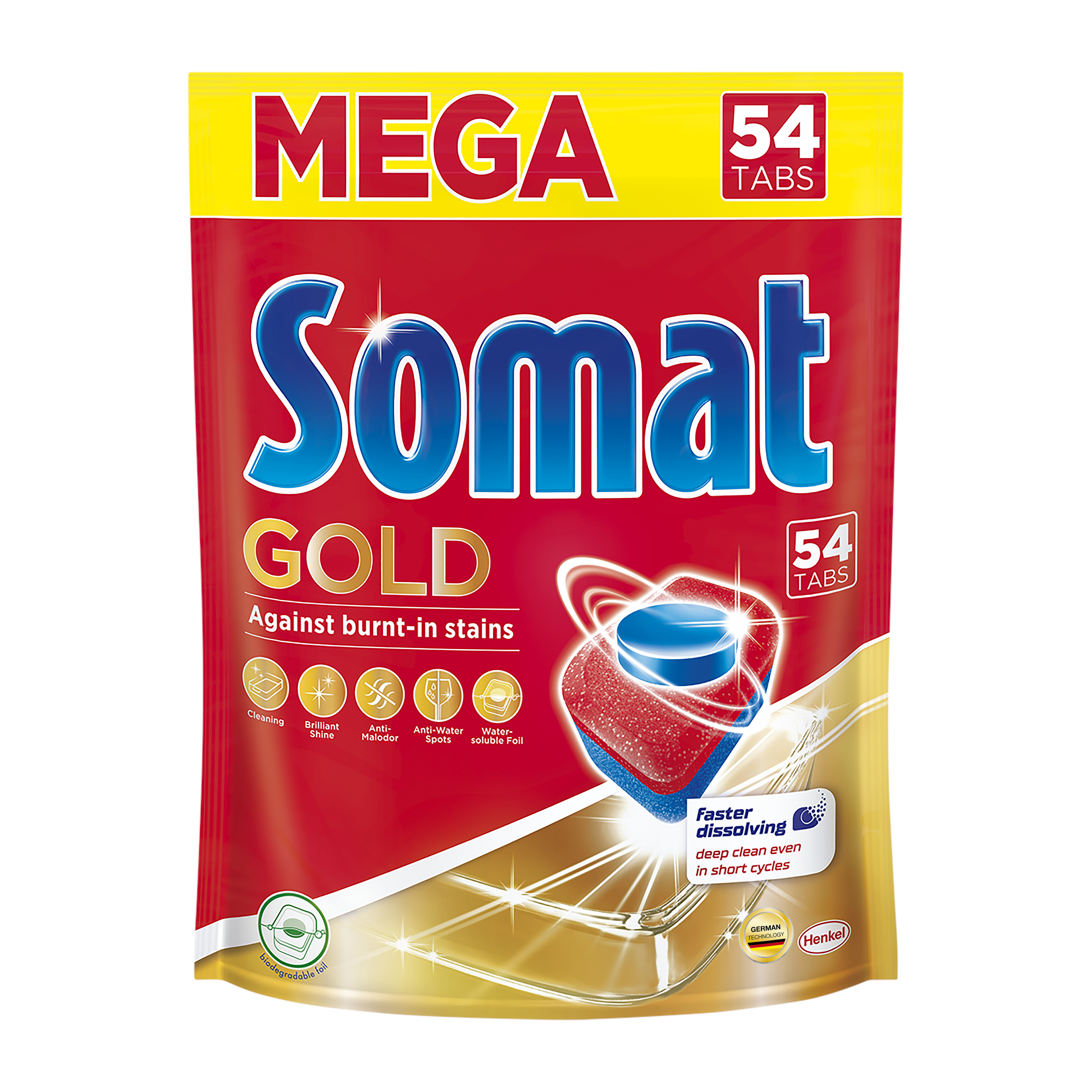 Таблетки для посудомоечной машины Somat Gold 54 шт