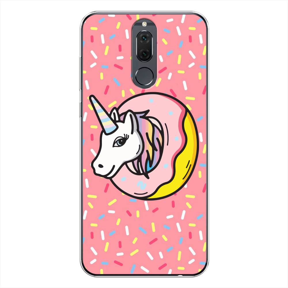 

Чехол Awog на Huawei Nova 2i "Единорог в пончике", Розовый;желтый;белый, 64150-2