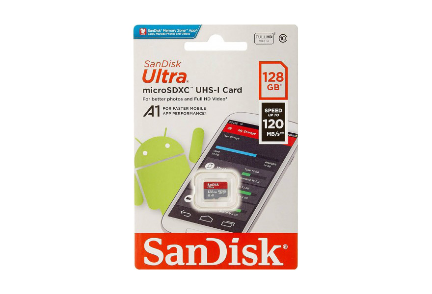 Карта памяти microsdxc 128 гб sandisk ultra sdsqua4 128g gn6mn