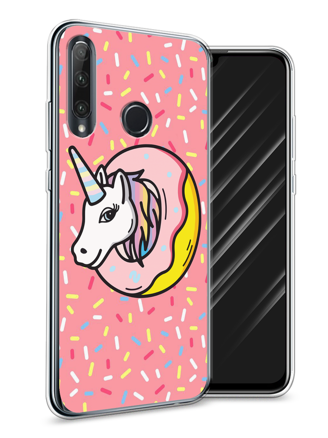 фото Чехол awog "единорог в пончике" для honor 20 lite 2019