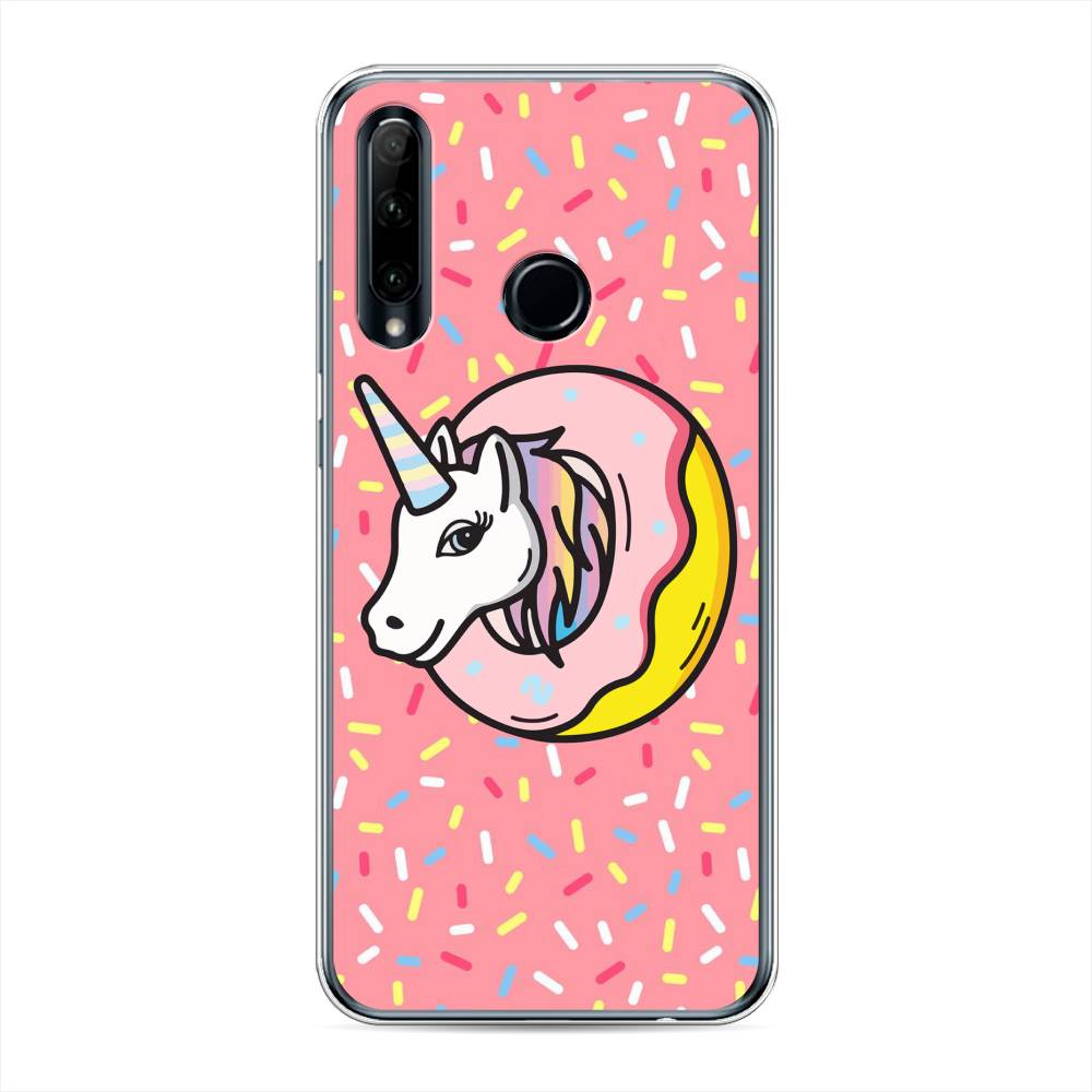 

Чехол Awog на Honor 10i "Единорог в пончике", Розовый;желтый;белый, 68850-2