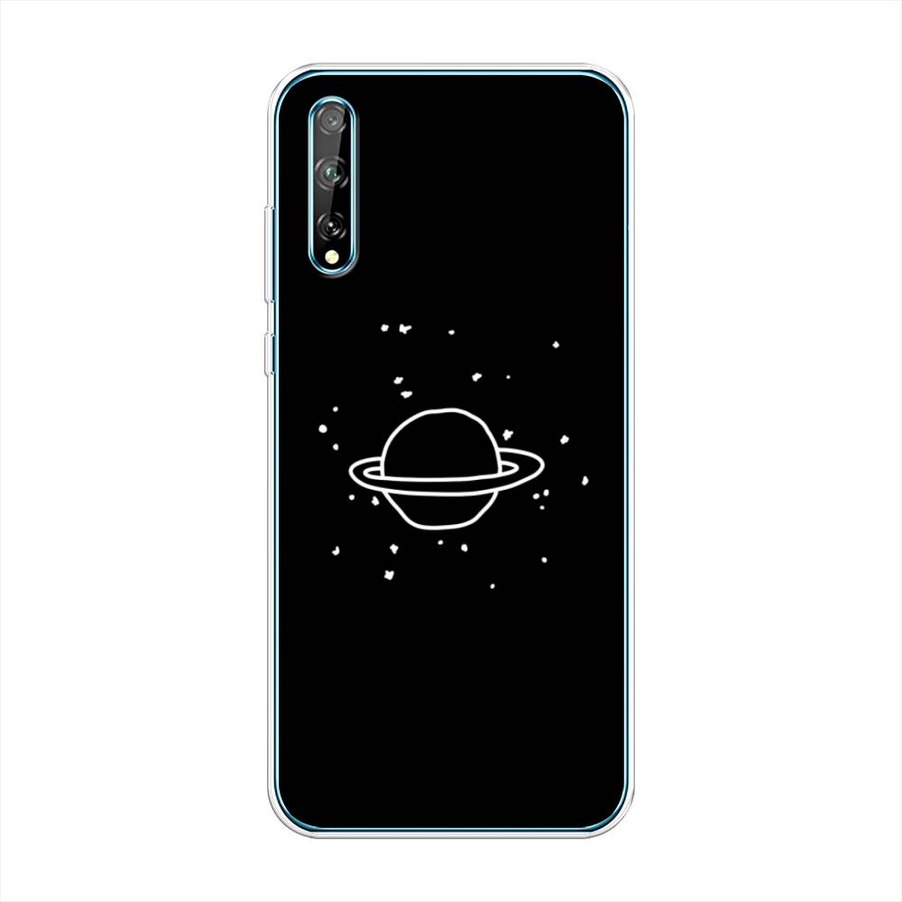 

Чехол Awog на Huawei Y8p "Дудл Юпитера", Белый;черный, 6103450-4