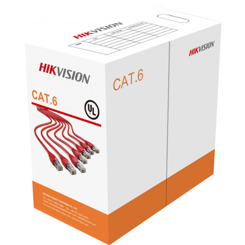 фото Кабель utp cat6e – hikvision ds-1ln6-uu, 305 м