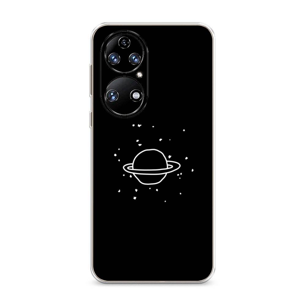 

Чехол Awog на Huawei P50 "Дудл Юпитера", Белый;черный, 6104950-4