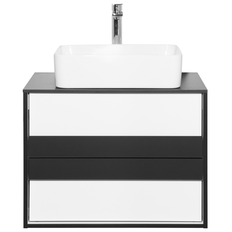 

Тумба с раковиной Style Line Амстердам 70 ЛС-000010041 подвесная Белая матовая