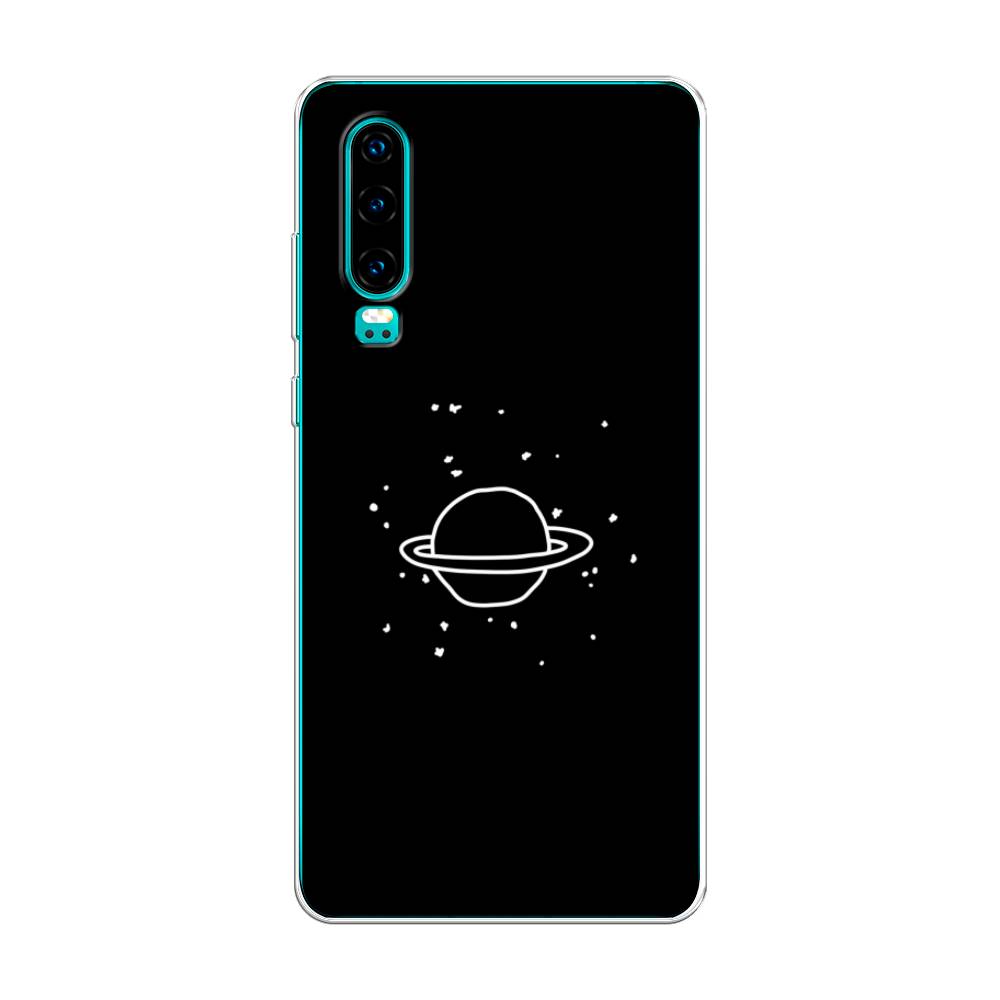 

Чехол Awog на Huawei P30 "Дудл Юпитера", Белый;черный, 68550-4
