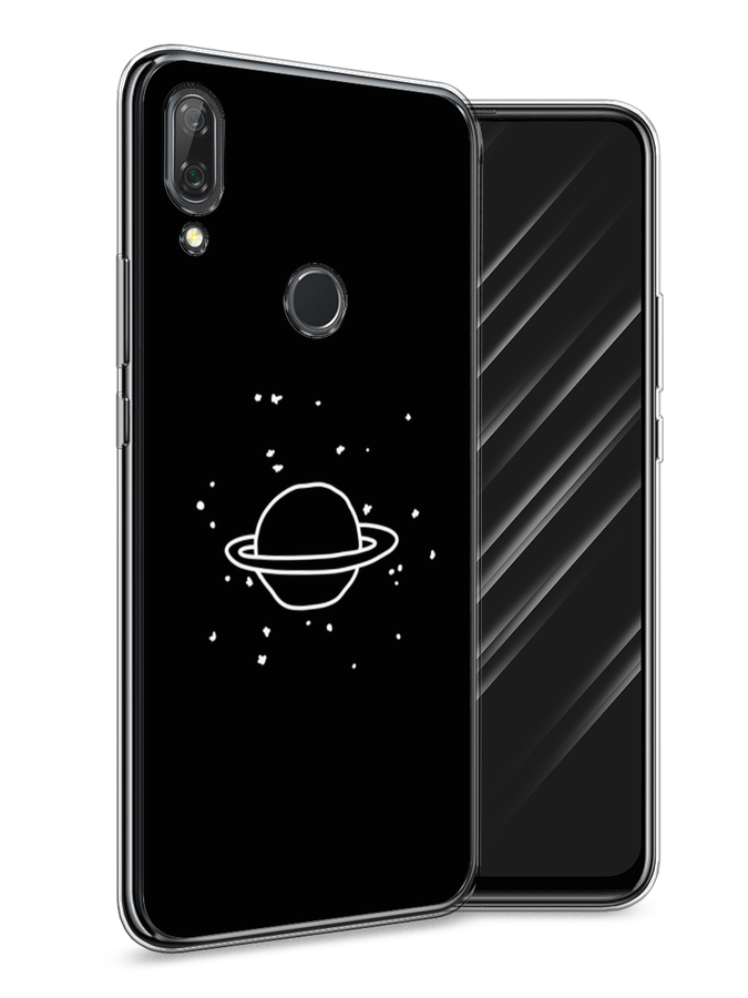 

Чехол Awog на Huawei P Smart Z "Дудл Юпитера", Белый;черный, 69450-4