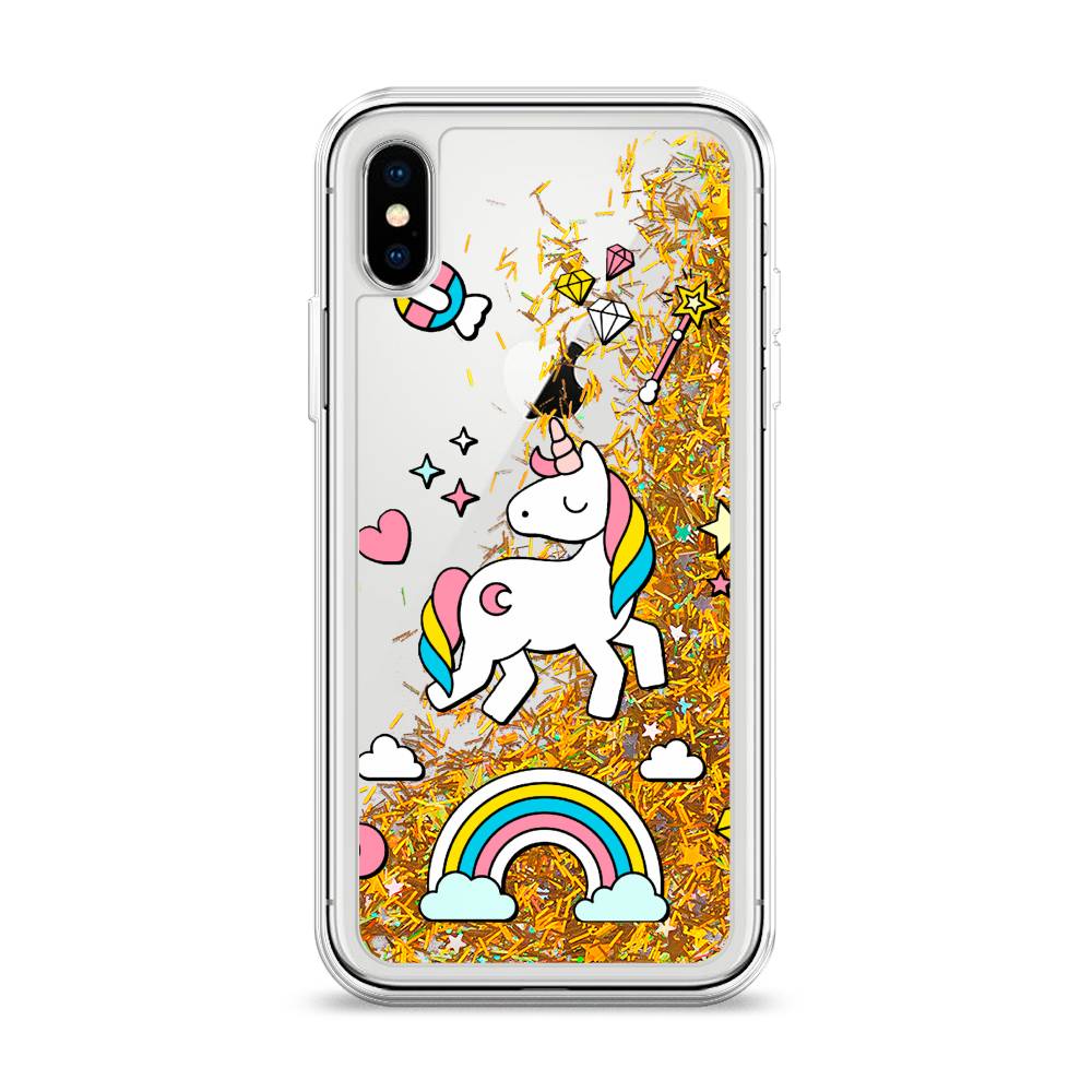 

Чехол Awog на Apple iPhone XS (10S) / Айфон XS (10S) "Принцесса единорог", 11890-1