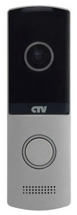 Вызывная панель видеодомофона CTV-D4003NG (Серебро) вызывная панель altcam vp6001 серебро