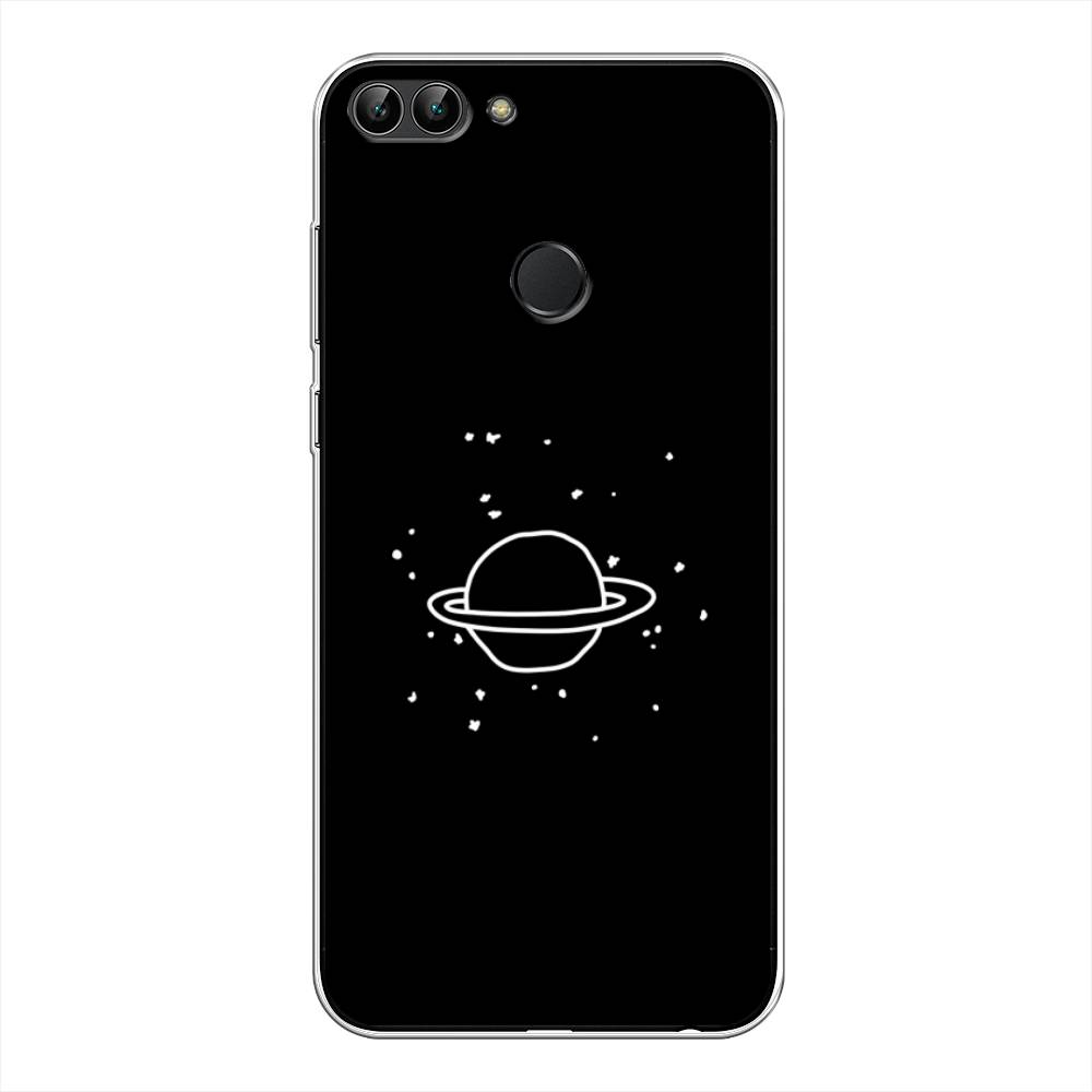 

Чехол Awog на Huawei P Smart "Дудл Юпитера", Белый;черный, 64050-4