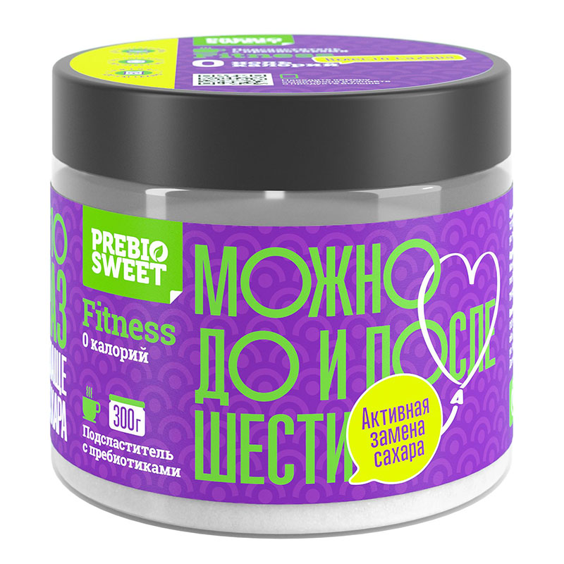 

Подсластитель с пребиотиками PrebioSweet Fitness 300 г