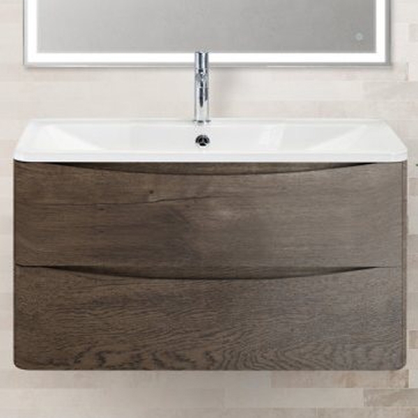 фото Тумба под раковину belbagno acqua-900-2c-so-rng подвесная robere nature grigio