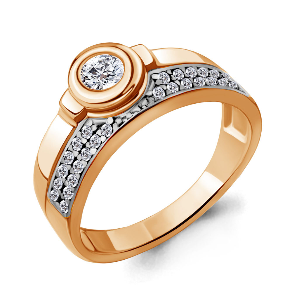 

Кольцо из серебра с фианитом р. 21 Aquamarine 69153А_925_з, 69153А_925_з