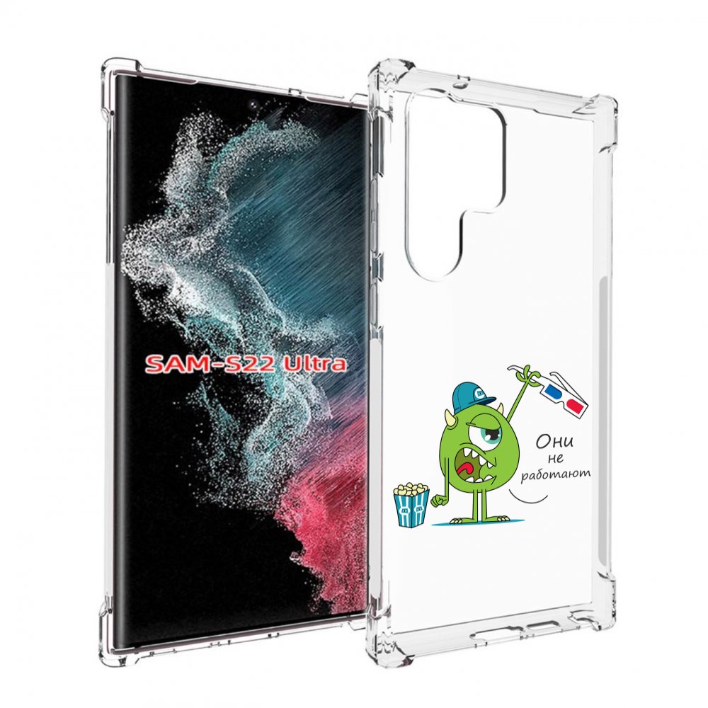 

Чехол MyPads Очки не работают для Samsung Galaxy S23 Ultra, Прозрачный, Tocco