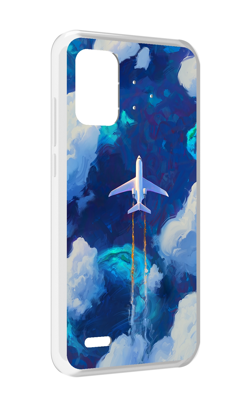 

Чехол MyPads самолет-в-небе-рисунок для UMIDIGI Bison Pro, Прозрачный, Tocco