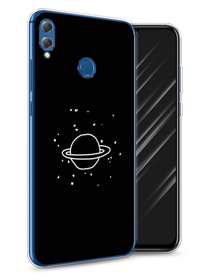

Чехол Awog на Honor 8X "Дудл Юпитера", Белый;черный, 66750-4