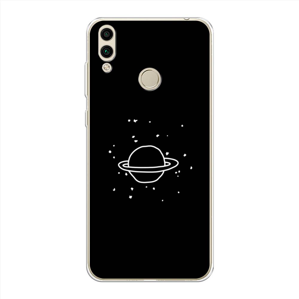 

Чехол Awog на Honor 8C "Дудл Юпитера", Белый;черный, 67150-4